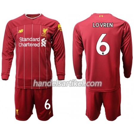 Liverpool Lovren 6 Kinder Heim Trikotsatz 2019/20 Langarm (+ Kurze Hosen)